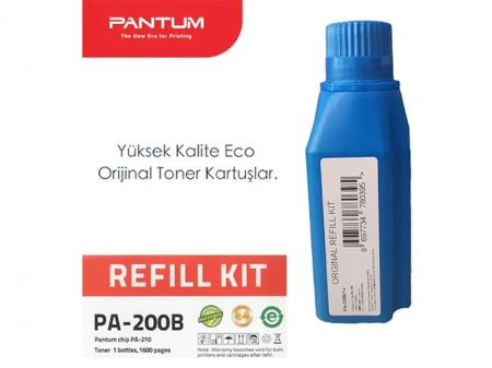 Pantum PA-200BV1 Orijinal Toner Dolum Kiti + Çip ( Refill Kit ) P2500/P2500W/M6500NW/M6550NW/M6600NW